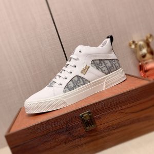 Giày Sneaker boot Dior nam họa tiết Monogram f1 cao cấp - Ảnh 7