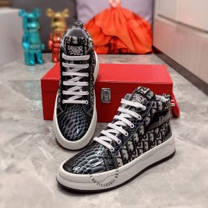 Giày Sneaker Dior nam họa tiết da rắn f1 xách tay - Ảnh 2
