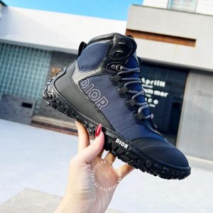 Giày Sneaker boot Dior logo chữ nổi fake loại chuẩn 1:1 - Hình ảnh 4