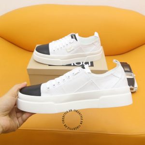 Giày thể thao D&G màu trắng da thật fake loại chuẩn 1:1 - Ảnh 3