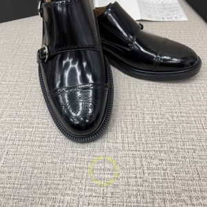 Giày fake 1 Monk Strap Dior nam màu đen cao cấp giá tốt nhất - Ảnh 5