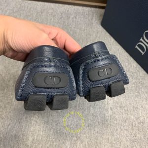 Giày fake 1 Moca Dior nam da sần màu xanh than giá tốt nhất - Hình ảnh 8
