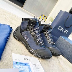Giày Sneaker boot Dior logo chữ nổi fake loại chuẩn 1:1 - Hình ảnh 2