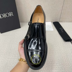 Giày fake 1 Monk Strap Dior nam màu đen cao cấp giá tốt nhất - Ảnh 6