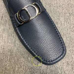 Giày fake 1 Moca Dior nam da sần màu xanh than giá tốt nhất - Hình ảnh 7