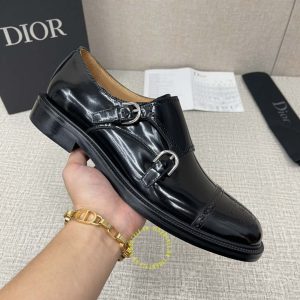 Giày fake 1 Monk Strap Dior nam màu đen cao cấp giá tốt nhất - Ảnh 7