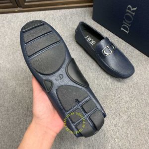 Giày fake 1 Moca Dior nam da sần màu xanh than giá tốt nhất - Hình ảnh 9