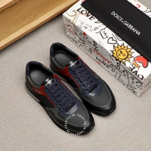 Giày thể thao Dolce & Gabbana đen phối màu fake loại 1 - Ảnh 2