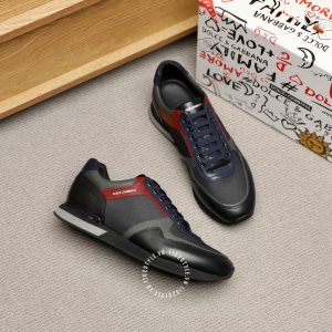 Giày thể thao Dolce & Gabbana đen phối màu fake loại 1 - Ảnh 4