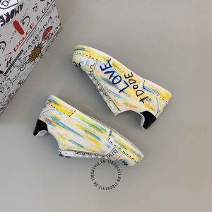 Giày sneaker D&G unisex phối màu fake loại chuẩn 1:1 - Ảnh 2