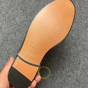 Giày fake loại 1 Loafer Dior nam màu nâu cao cấp giá ưu đãi - Hình ảnh 9