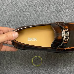 Giày fake loại 1 Loafer Dior nam màu nâu cao cấp giá ưu đãi - Hình ảnh 7