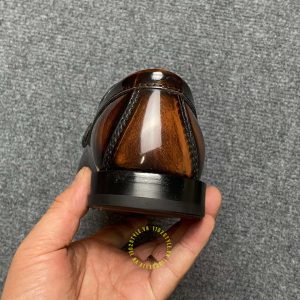 Giày fake loại 1 Loafer Dior nam màu nâu cao cấp giá ưu đãi - Hình ảnh 8