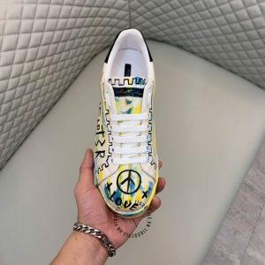 Giày sneaker D&G unisex phối màu fake loại chuẩn 1:1 - Ảnh 4