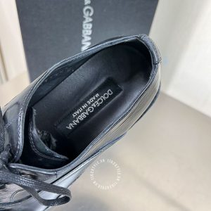 Giày tây Dolce & Gabbana nam da xịn màu đen fake loại 1 - Ảnh 7