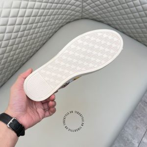Sneaker Boot Versace nam màu đỏ logo kim loại fake loại 1 - Ảnh 8