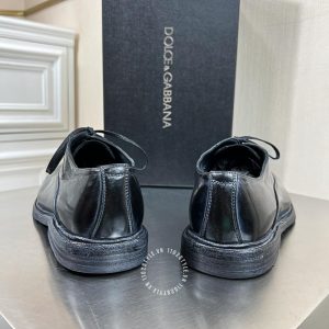 Giày tây Dolce & Gabbana nam da xịn màu đen fake loại 1 - Ảnh 8