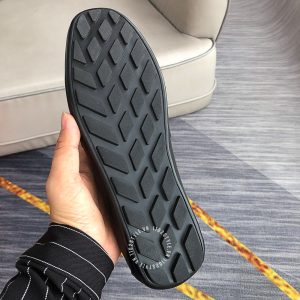 Giày lười Hermes nam màu nâu logo chữ H Super Fake - Hình ảnh 9