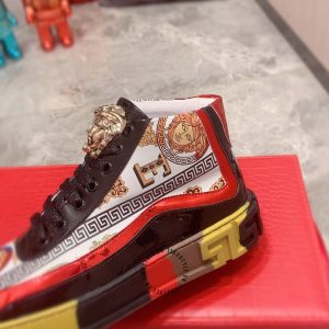 Sneaker Boot Versace nam phối màu hàng hiệu replica 1:1 - Ảnh 9