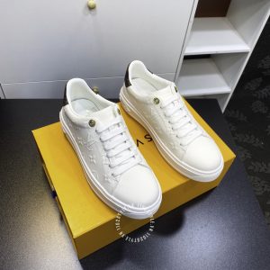 Giày hàng hiệu LV Sneakers Louis Vuitton nam màu trắng họa tiết cao cấp - Ảnh 2