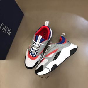 Giày thể thao Dior phối màu nổi bật vải lưới hàng hiệu - Ảnh 2