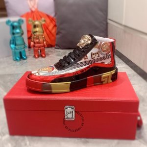 Sneaker Boot Versace nam phối màu hàng hiệu replica 1:1 - Ảnh 5