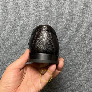 Giày hàng hiệu Loafer Dior da sần màu đen cao cấp nhất - Hình ảnh 8