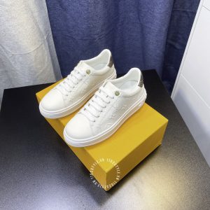 Giày hàng hiệu LV Sneakers Louis Vuitton nam màu trắng họa tiết cao cấp - Ảnh 3