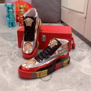 Sneaker Boot Versace nam phối màu hàng hiệu replica 1:1 - Ảnh 2