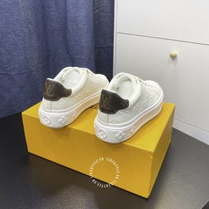 Giày hàng hiệu LV Sneakers Louis Vuitton nam màu trắng họa tiết cao cấp - Ảnh 8