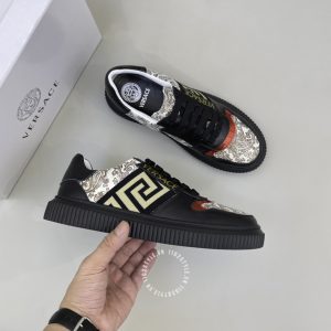 Giày sneaker Versace nam phối màu họa tiết cao cấp hàng hiệu - Ảnh 2