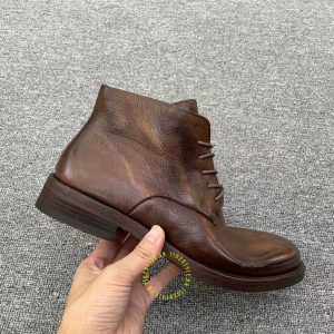 Giày Boot hàng hiệu giá tốt Dior màu nâu dây buộc cao cấp - Ảnh 5
