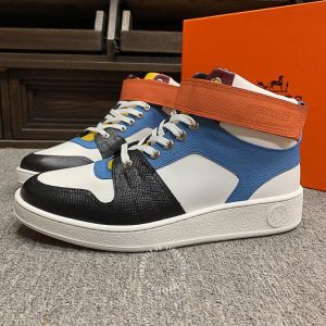 Giày nam Hermes sneaker boot phối màu hàng hiệu cao cấp - Hình ảnh 6