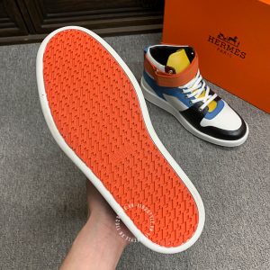 Giày nam Hermes sneaker boot phối màu hàng hiệu cao cấp - Hình ảnh 9