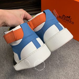 Giày nam Hermes sneaker boot phối màu hàng hiệu cao cấp - Hình ảnh 8