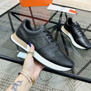 Giày thể thao Hermes màu đen phiên bản hàng hiệu xách tay - Hình ảnh 4