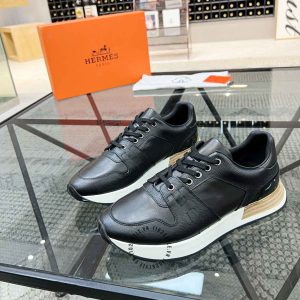 Giày thể thao Hermes màu đen phiên bản hàng hiệu xách tay - Hình ảnh 2