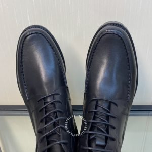Boot Hermes nam màu đen khoá cài cao cấp hàng hiệu - Hình ảnh 6