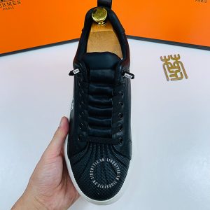 Giày Hermes nữ dáng thể thao màu đen cao cấp - Ảnh 5