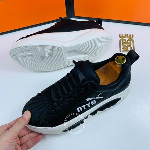 Giày Hermes nữ dáng thể thao màu đen cao cấp - Ảnh 4
