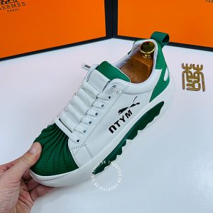 Giày thể thao Hermes nữ màu trắng phối lá rep 1:1 - Ảnh 8