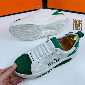 Giày thể thao Hermes nữ màu trắng phối lá rep 1:1 - Ảnh 4