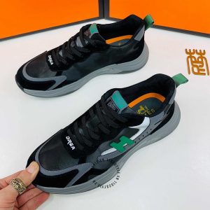Giày thể thao Hermes màu đen phiên bản hàng hiệu giá tốt - Hình ảnh 2