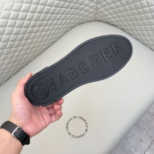 Sneaker Boot Versace màu trắng logo vàng hàng hiệu cao cấp - Ảnh 8