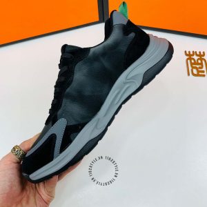 Giày thể thao Hermes màu đen phiên bản hàng hiệu giá tốt - Hình ảnh 8