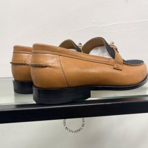 Giày Loafer Hermes nam da bò cải denim sang trọng giá ưu đãi - Ảnh 7