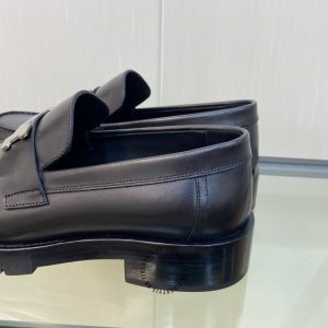 Giày Loafer Hermes nam da trơn logo chữ H phiên bản cao cấp - Hình ảnh 7