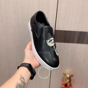 Giày slipon nam Dolce & Gabbana màu đen replica 1:1 chính hãng - Ảnh 7
