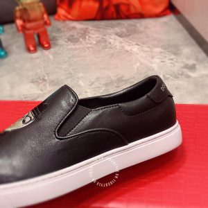 Giày slipon nam Dolce & Gabbana màu đen replica 1:1 chính hãng - Ảnh 9