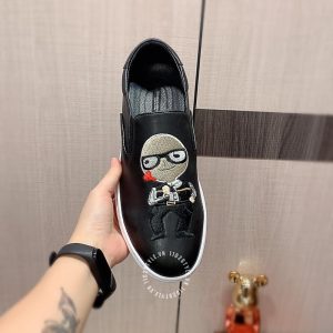 Giày slipon Dolce & Gabbana màu đen rep 1:1 chính hãng - Ảnh 6
